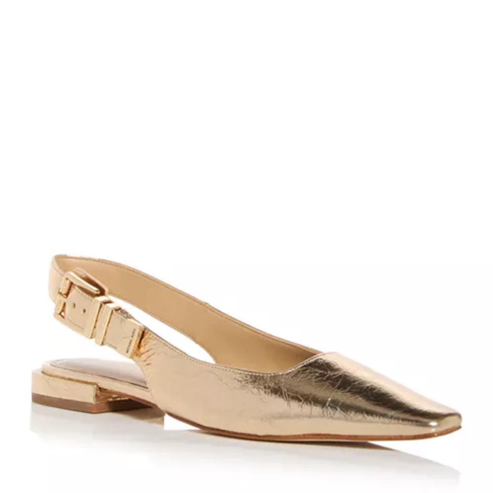 Michael Kors Gold Slingback Women's Shoes